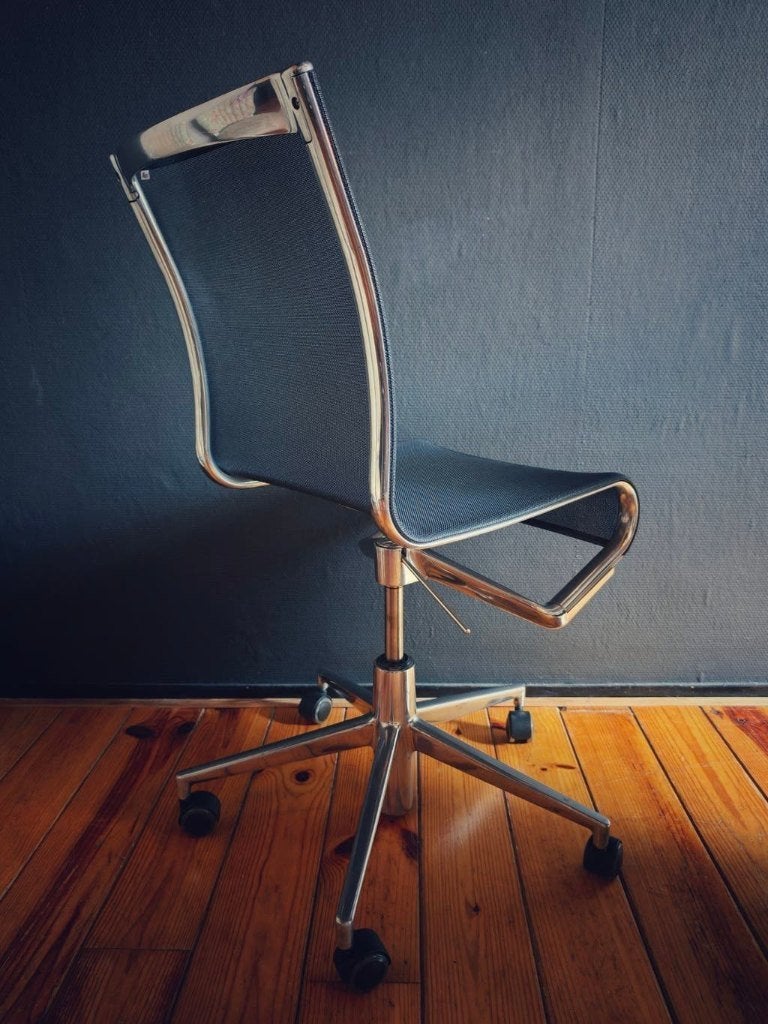 Alias Italian Design Rollingframe 44 bureaustoel Alberto Med, Huis en Inrichting, Ophalen, Zo goed als nieuw, Zwart, Bureaustoel