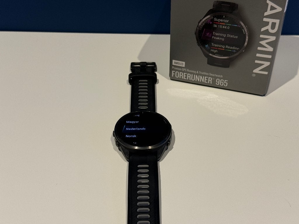 Garmin Forerunner 965 - Zwart, Gebruikt, Zwart, Garmin, Ophalen of Verzenden