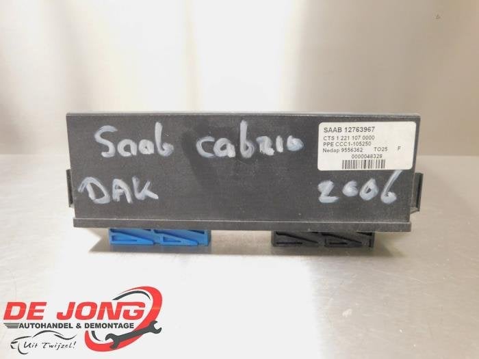 Cabriokap computer van een Saab 9-3, Auto-onderdelen, Gebruikt, -, -, Ophalen of Verzenden