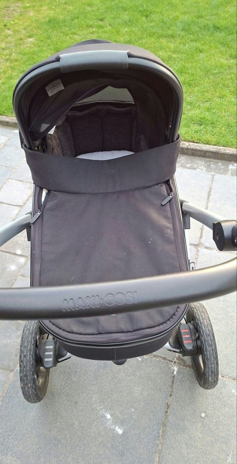 Maxi Cosi 3 in 1, Enfants & Bébés, Poussette combi, Utilisé, Maxi-Cosi, Tige de poussée réglable