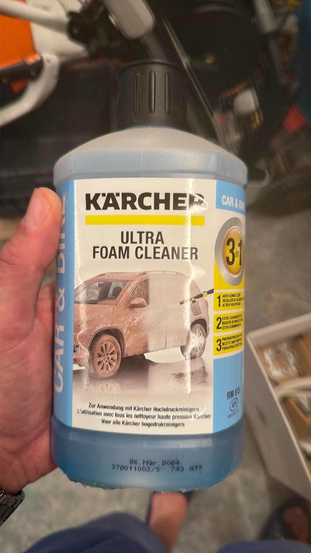 Karcher ultra foam cleaner, Ophalen