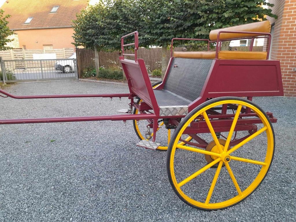 2 wieler koets paard pony, Dieren en Toebehoren, Paard