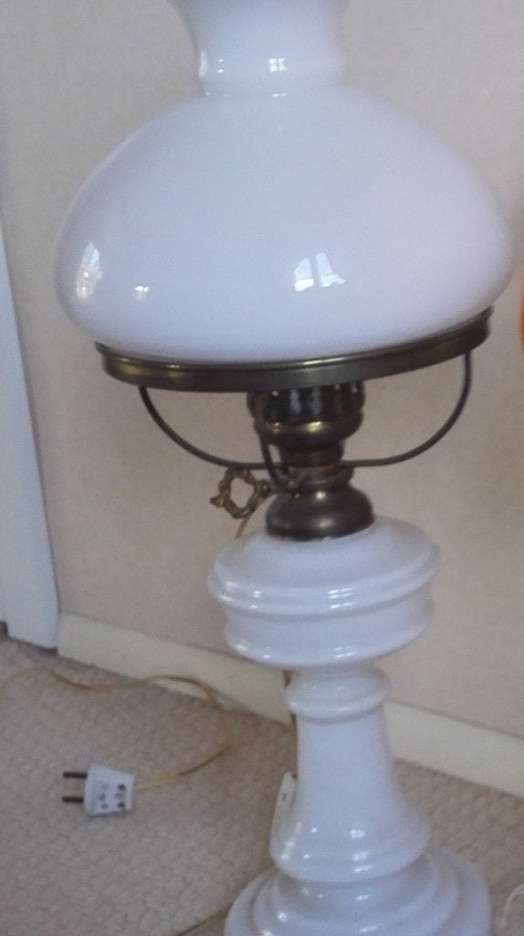 WITTE VINTAGE LAMP, Ophalen, Overige materialen, Gebruikt, Vintage