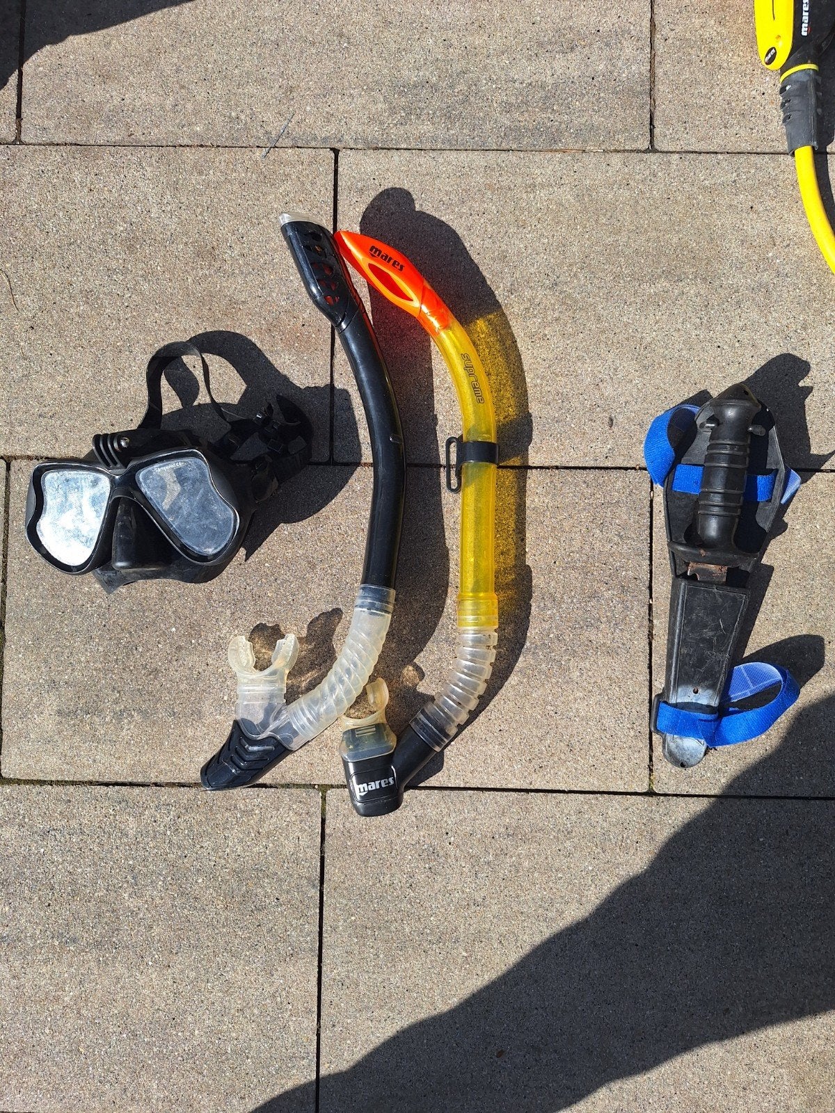 duikbril waar gopro op past + snorkels, Sport en Fitness, Snowboarden, Ophalen