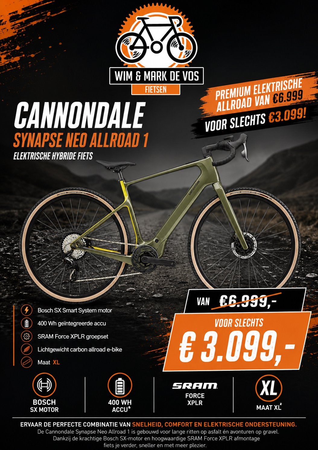 CANNONDALE SYNAPSE NEO ALLROAD 1, Vélos & Vélomoteurs, Vélos | Vélos de course, Comme neuf, Carbone, Enlèvement