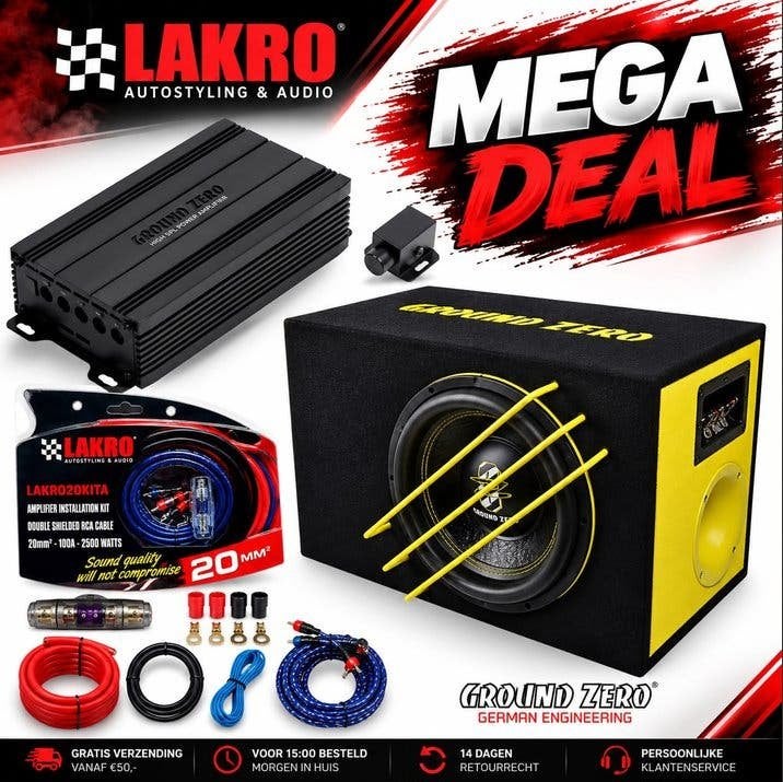 Ground Zero spl pack 2 - 1000watt