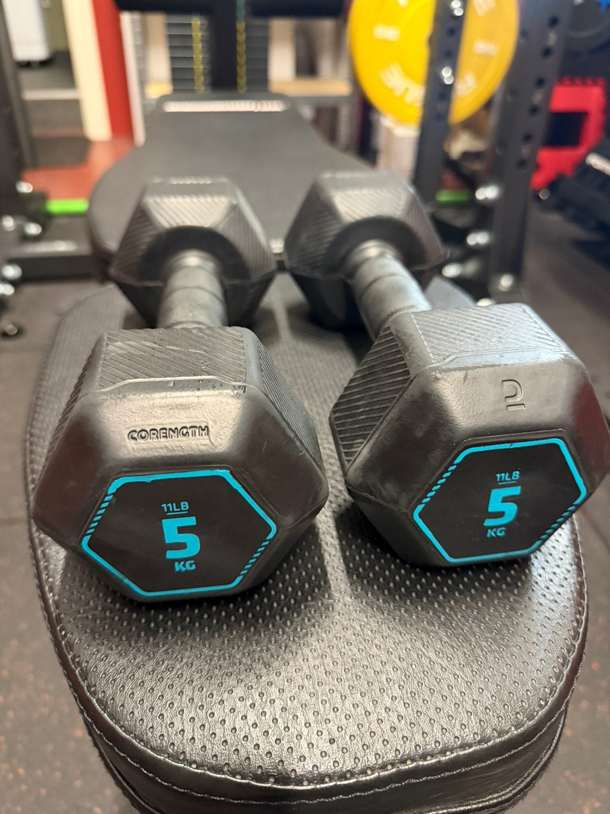 Dumbell set 5kg, Ophalen, Gebruikt