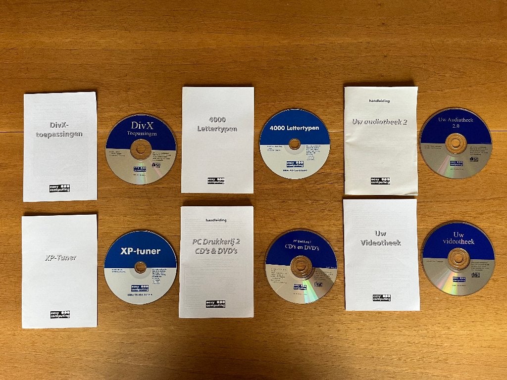 lot vintage software easy computing, Informatique & Logiciels, Logiciel d'Éducation & Cours, Enlèvement ou Envoi, Comme neuf, Autres types
