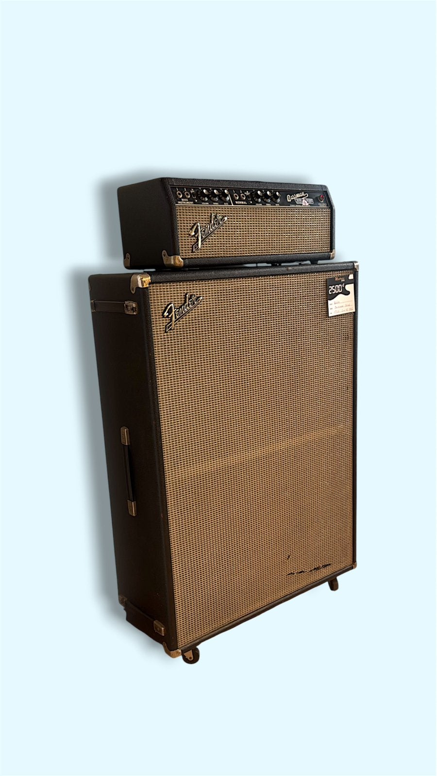 Fender Bassman 50 1966 with matching CAB, Enlèvement, Utilisé