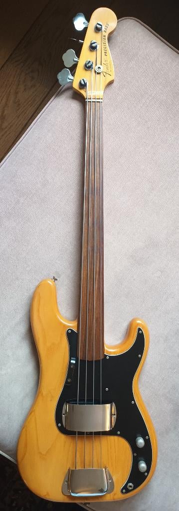 1978 Fender Precisionbass fretloos., Musique & Instruments, Enlèvement, Utilisé, Électrique, Fretless
