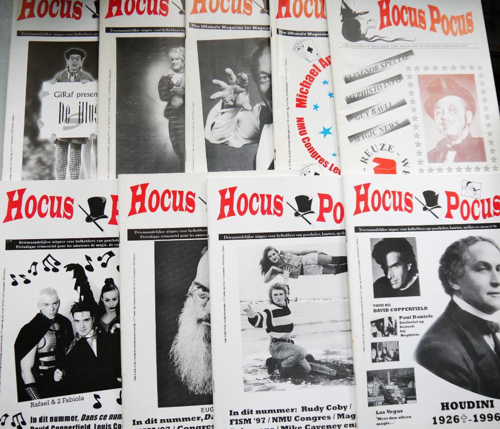 3 jaargangen Hocus Pocus magazine, Ophalen of Verzenden, Nieuw, Sport en Vrije tijd