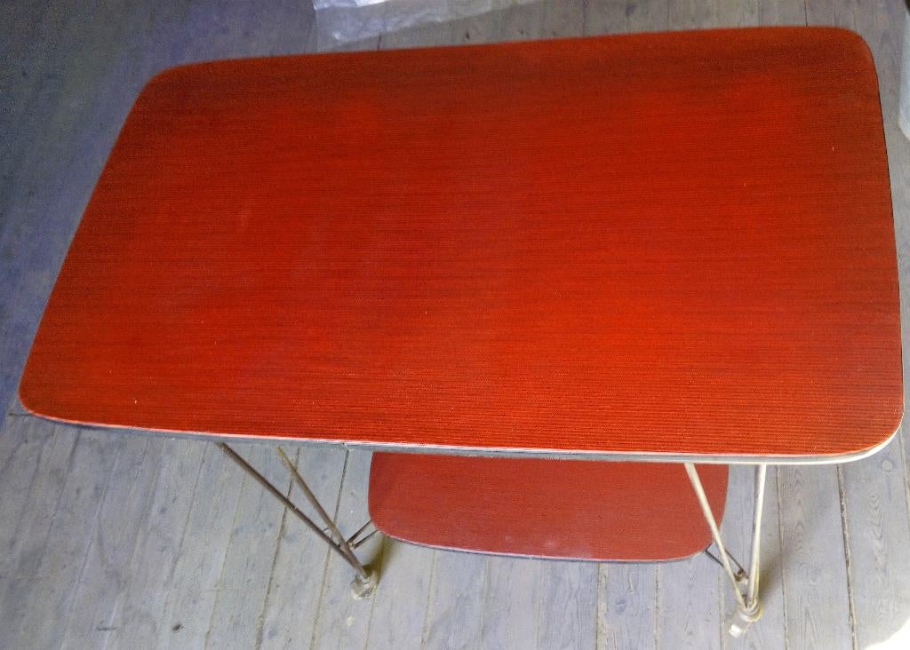 Mobiele tafel, Huis en Inrichting, Tafels | Eettafels, Gebruikt, Minder dan 50 cm, 50 tot 100 cm, Rechthoekig, Ophalen