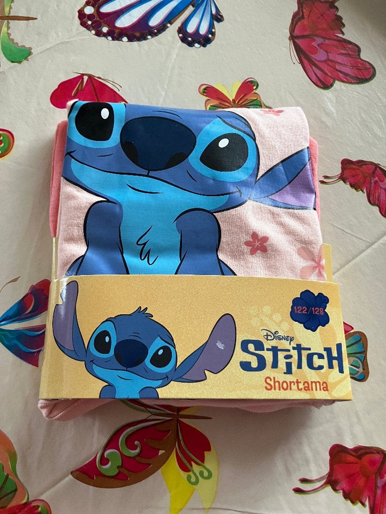 Nieuwe Stitch ( Disney ) Shortama ( pyjama ) Maat 122 / 128, Ophalen of Verzenden, Nieuw, Nacht- of Onderkleding