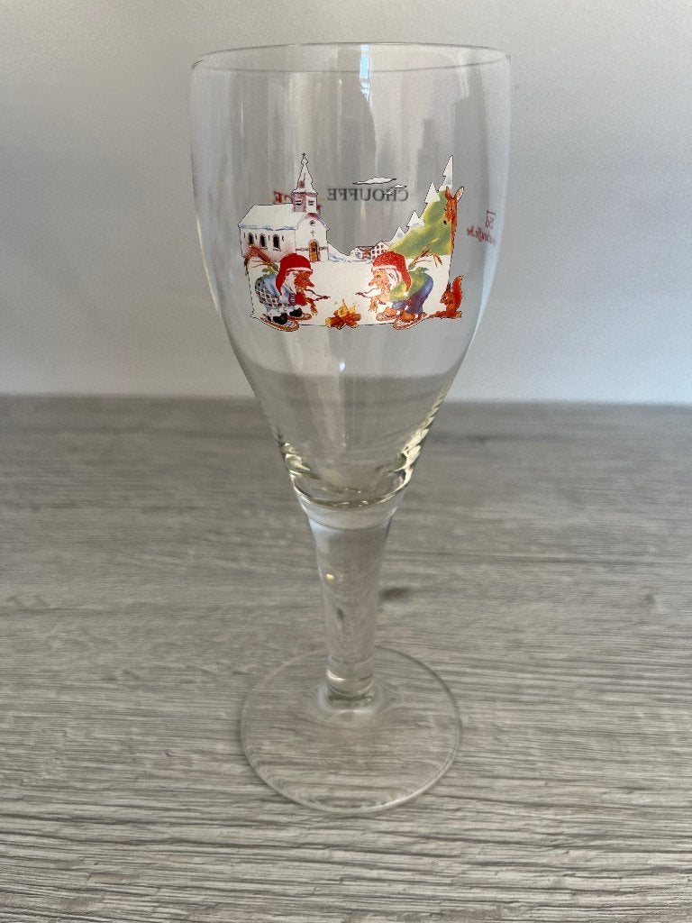La chouffe glas, Verzamelen, Biermerken, Ophalen of Verzenden, Zo goed als nieuw