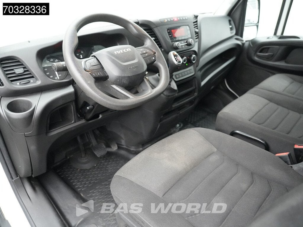 Iveco Daily 35C14 Automaat Dubbellucht Kipper met Kist 3,5t, Auto's, Bestelwagens en Lichte vracht, Automaat, Stof, Gebruikt, Euro 6