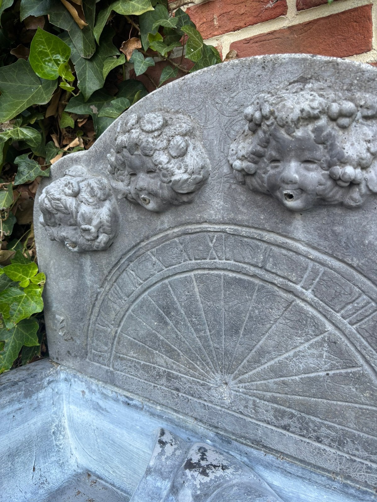 Mooie fontein met engelen, Ophalen of Verzenden, Gebruikt, Steen