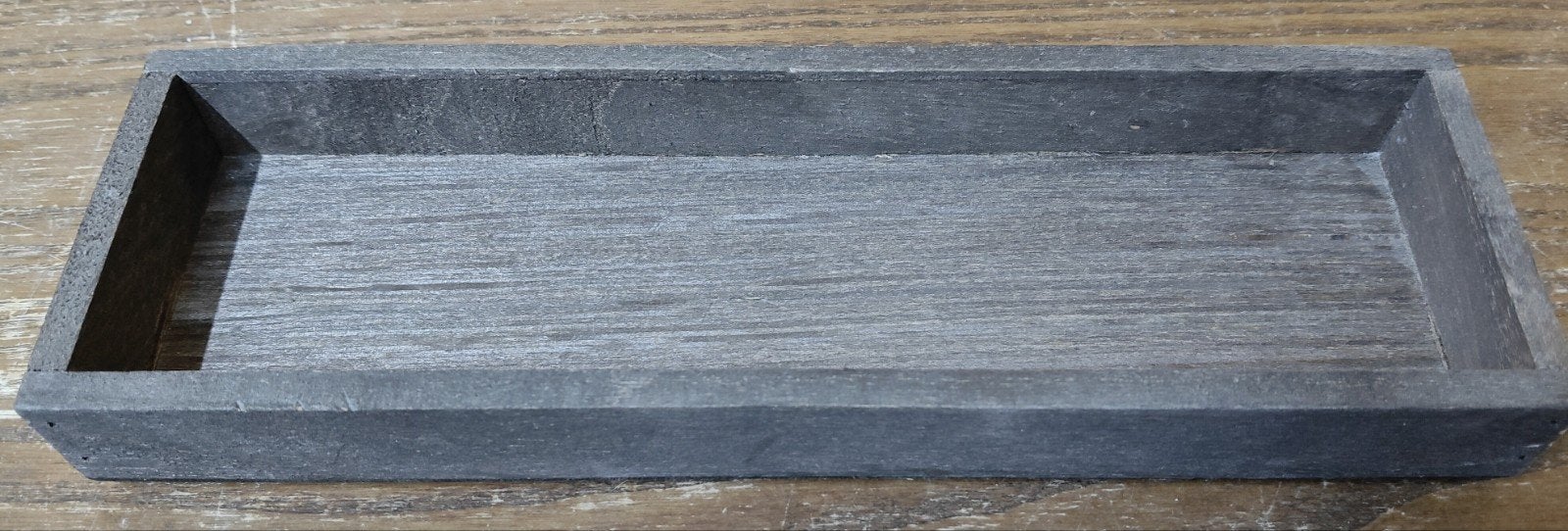 Houten dienblad / sierschotel bruin, Ophalen, Zo goed als nieuw, Dienblad, Rechthoekig