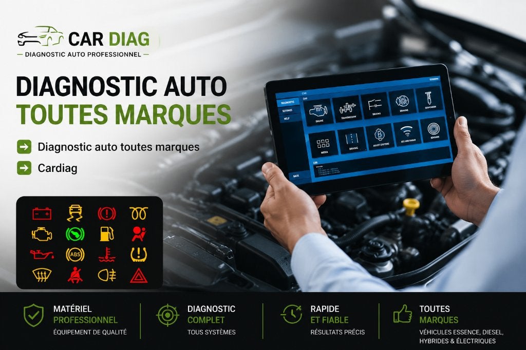 Diagnostic autos professionnel, Enlèvement ou Envoi, Neuf
