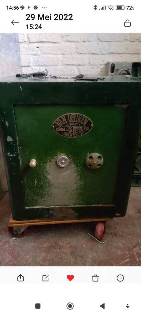 Oude kluis ongeveer 250kg, Enlèvement