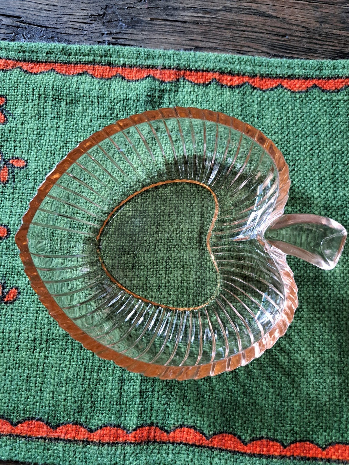 Vintage glazen schaaltje, Huis en Inrichting, Ophalen