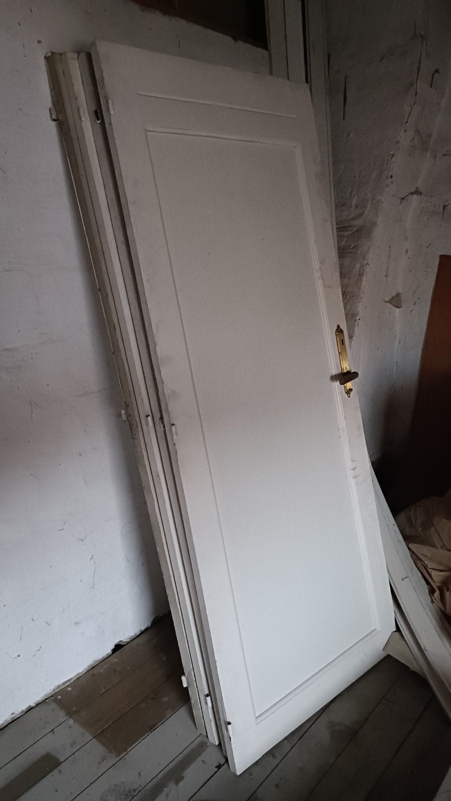 Volle houten binnendeuren (ook apart te koop), Porte intérieure, Enlèvement, 200 à 215 cm, Utilisé
