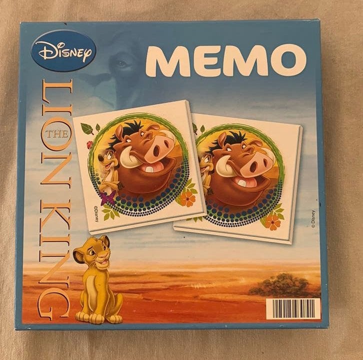 Disney The Lion King Memo matching spel, Ophalen, Zo goed als nieuw