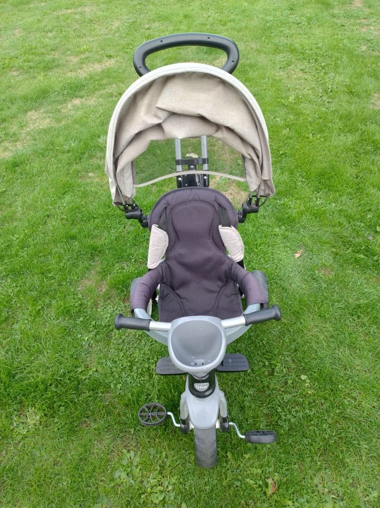 Driewieler Qplay Comfort, Ophalen, Gebruikt, Duwstang