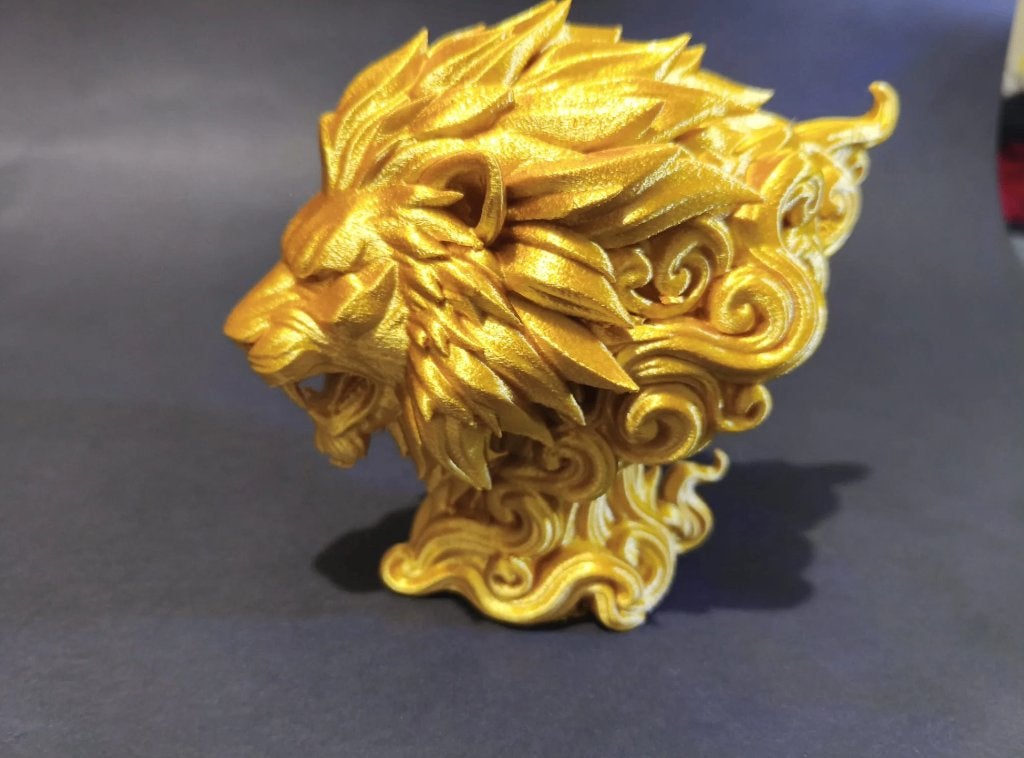 Leeuwenhoofd goudkleur 10 cm, Ophalen of Verzenden, Nieuw