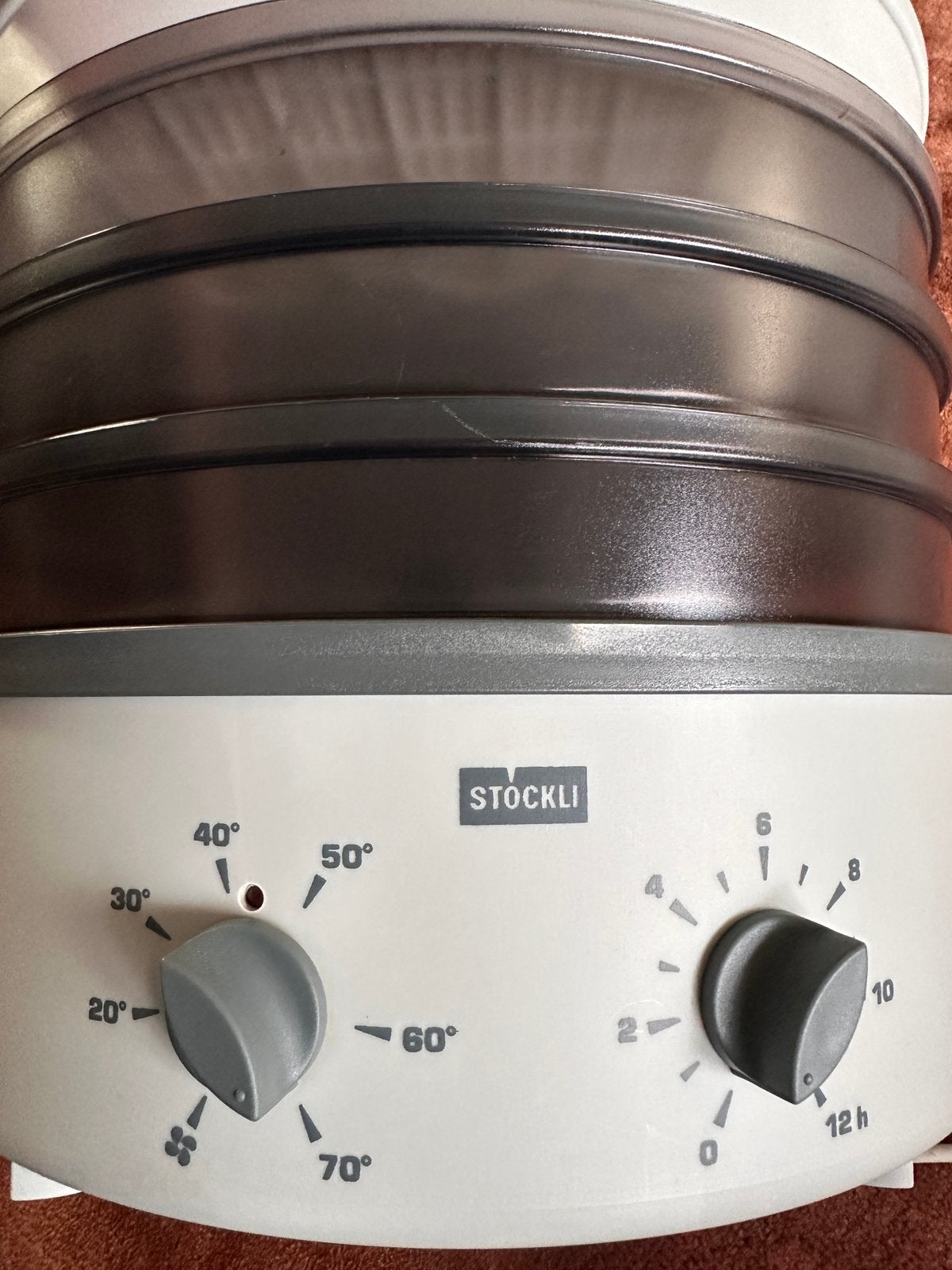 Stockli dehydrator of voedseldroger met timer, Ophalen, Zo goed als nieuw