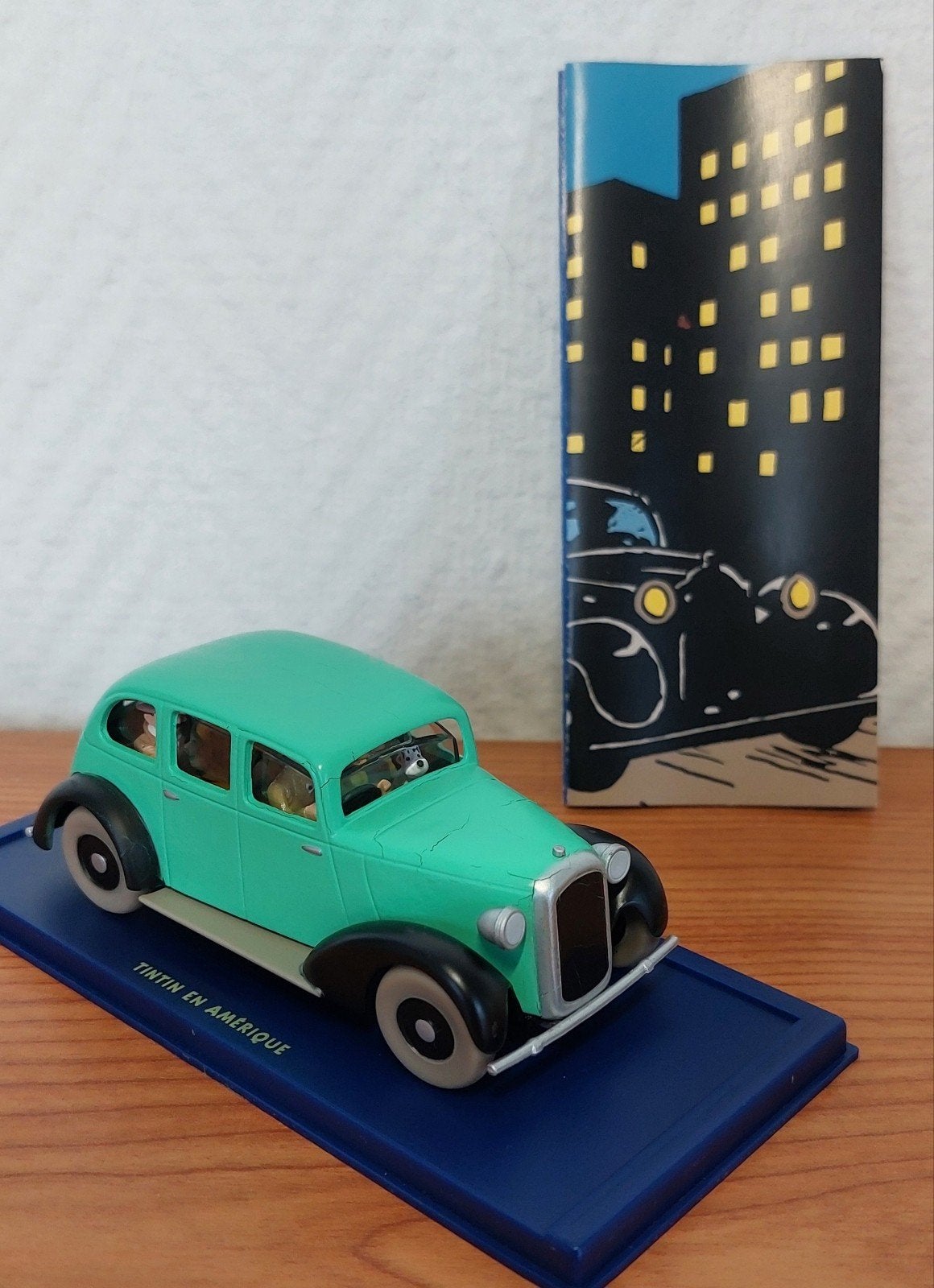 KUIFJE Atlas auto 1/43 'De auto van de gangsters' 💫, Ophalen of Verzenden, Kuifje, Nieuw, Beeldje of Figuurtje