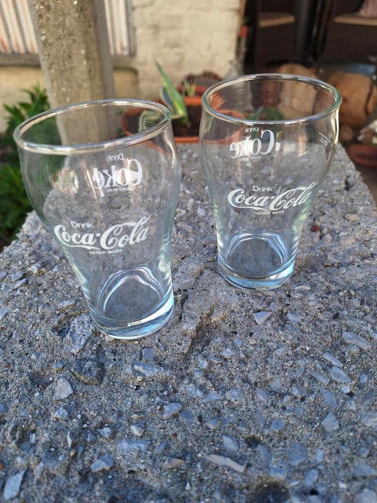 8 Coca-Cola glazen van 18cl, Ophalen of Verzenden
