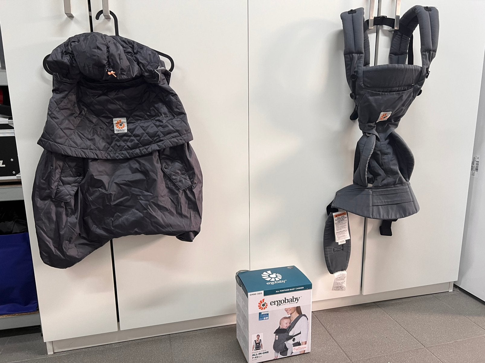 Ergobaby draagzan Omni 360 + all wheater cover, Kinderen en Baby's, Overige merken, Gebruikt, Buik of Rug, Ophalen of Verzenden