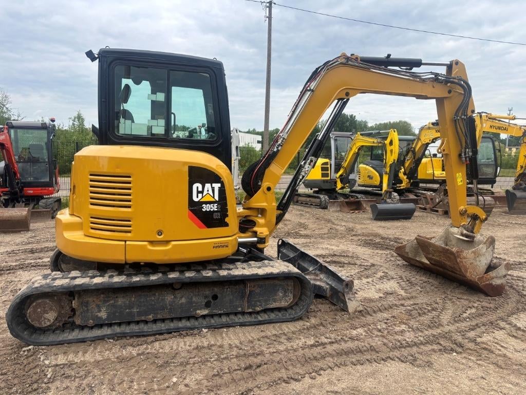 minigraver Caterpillar 305 E, Ophalen, Graafmachine