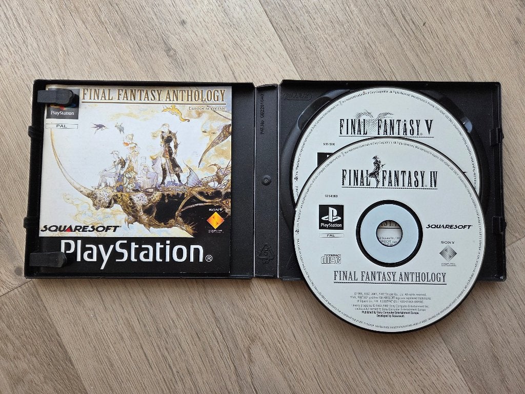 Final Fantasy Anthology IV + V PS1 PlayStation 1-games 4 en, Games en Spelcomputers, Games | Sony PlayStation 1, Ophalen of Verzenden