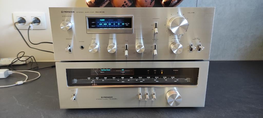 Pioneer SA608 + TX608L (superbe), Audio, Tv en Foto, Versterkers en Ontvangers, Ophalen of Verzenden, Pioneer