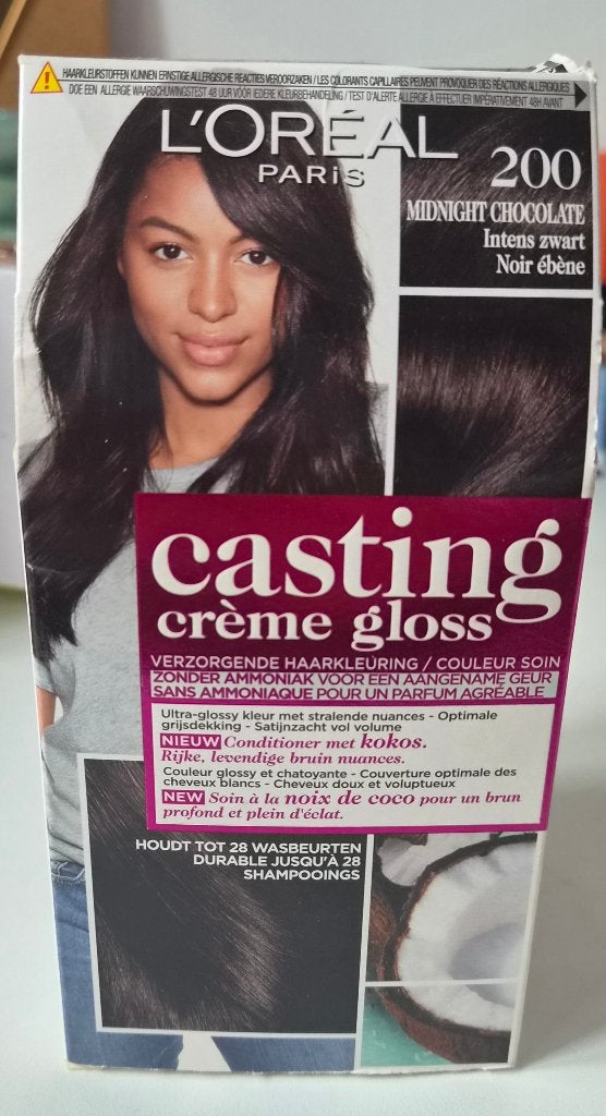 Coloration L'Oréal 200 midnight chocolate, Enlèvement, Neuf, Autres types