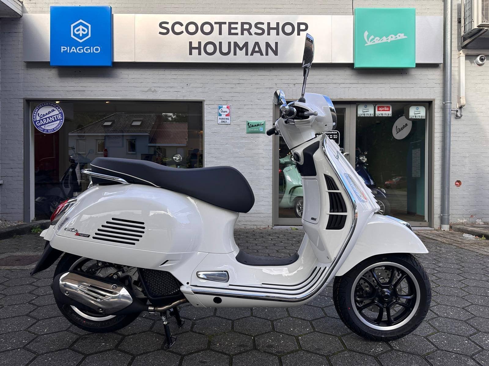 Vespa GTS 125 cc Super Bianco Innocente (nr.9), Vélos & Vélomoteurs, Neuf, Essence, 125 cm³, Autres modèles