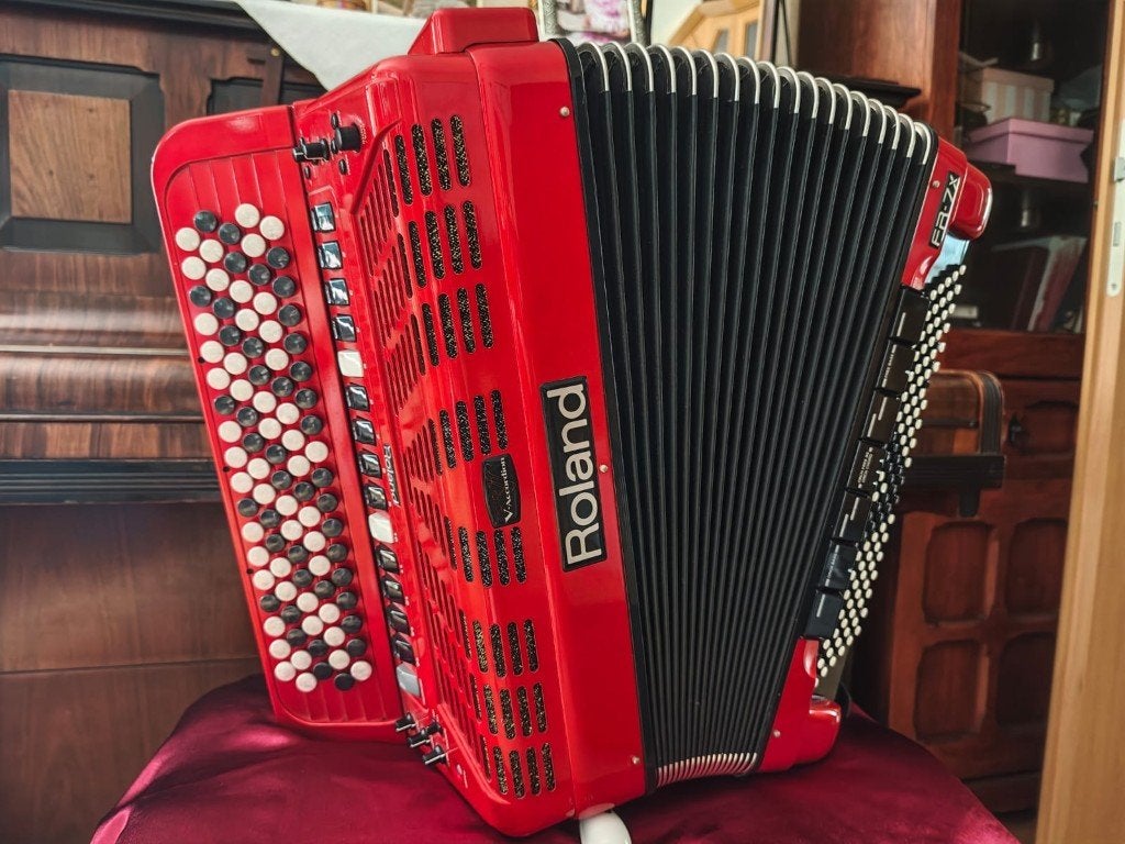 Roland FR-7XB V- Knopaccordeon, Midi,luidspreker, USB, Muziek en Instrumenten, Overige merken, Met koffer, Ophalen of Verzenden