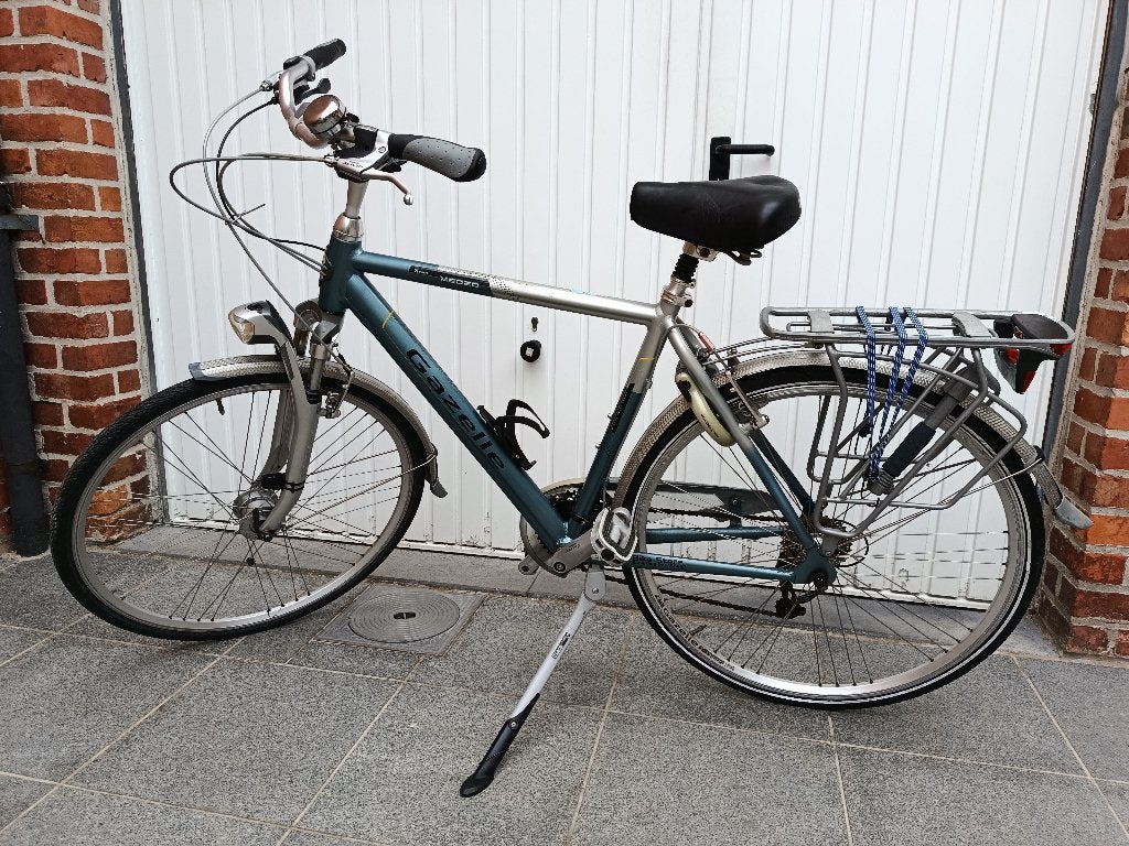 gazelle medeo maat 57, Fietsen en Brommers, Fietsen | Heren | Herenfietsen, Ophalen, Gebruikt, Velgrem, Versnellingen