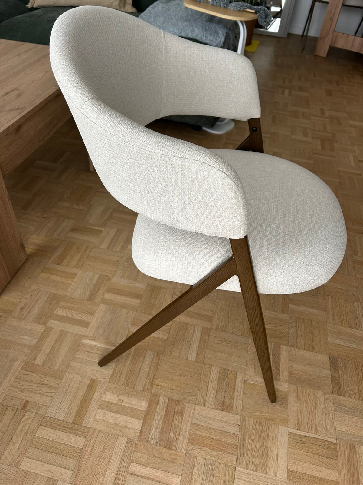 Lot de 2 chaises de salle à manger design premium, Maison & Meubles, Enlèvement, Comme neuf, Bois