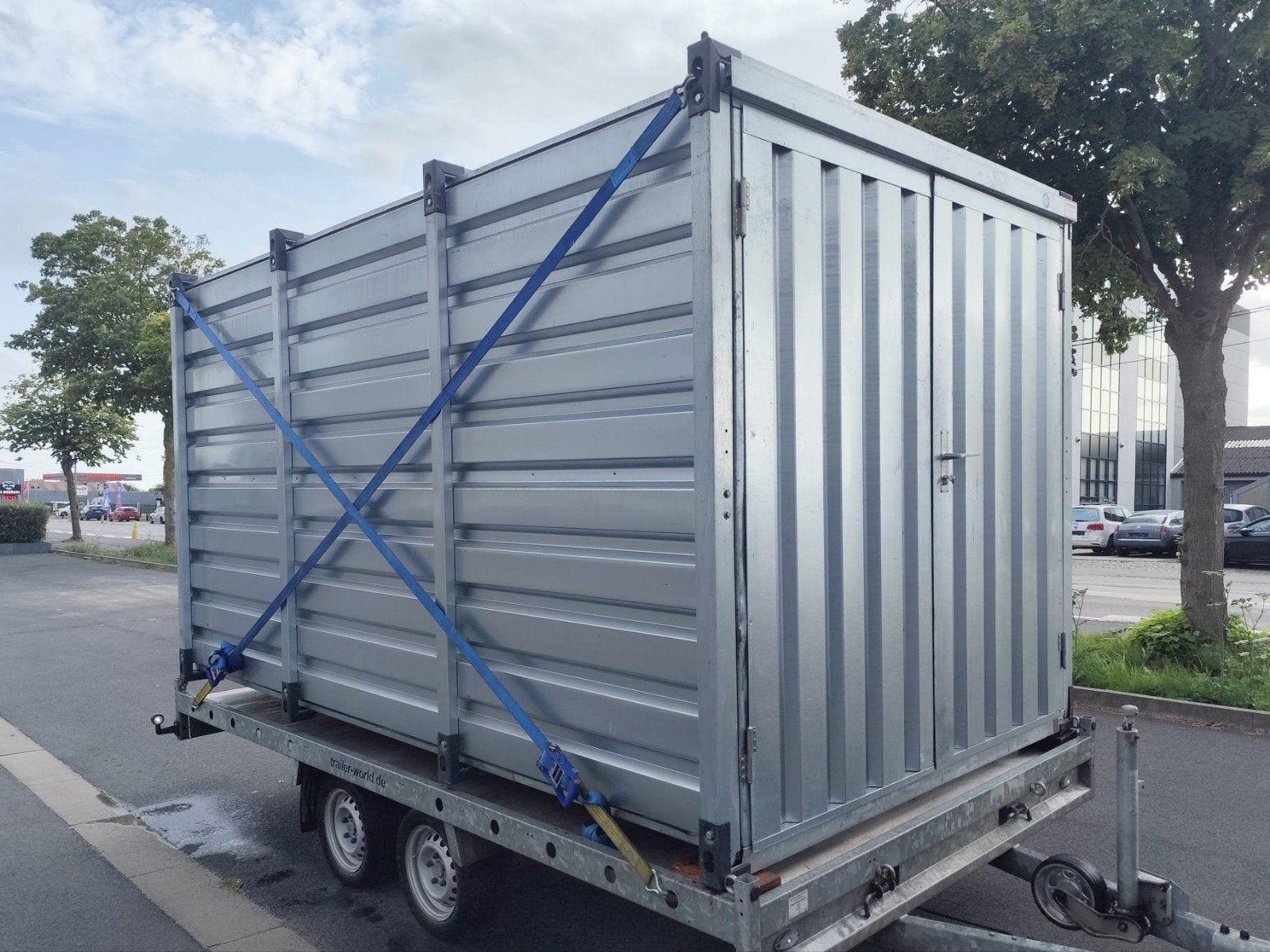 opslagcontainer werfkeet 4x2m, Bricolage & Construction, Conteneurs, Enlèvement