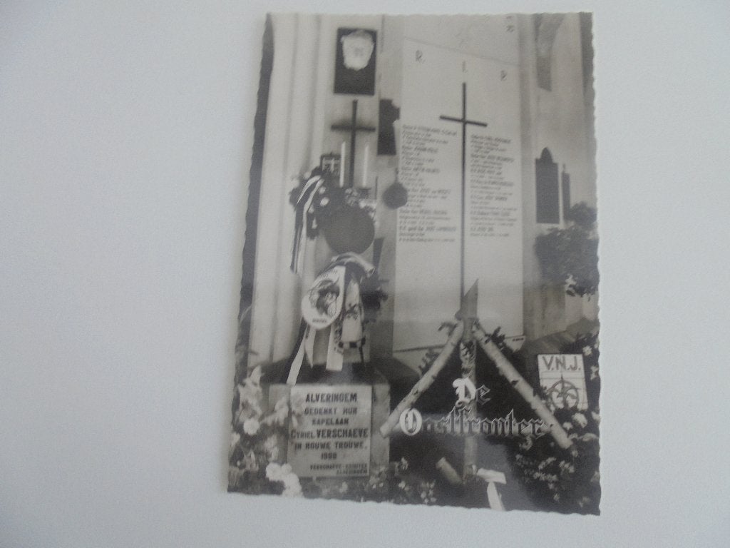 alveringem-gedekt hun kapelaan cyriel verschaeve, Ophalen of Verzenden, 1960 tot 1980, Ongelopen, West-Vlaanderen