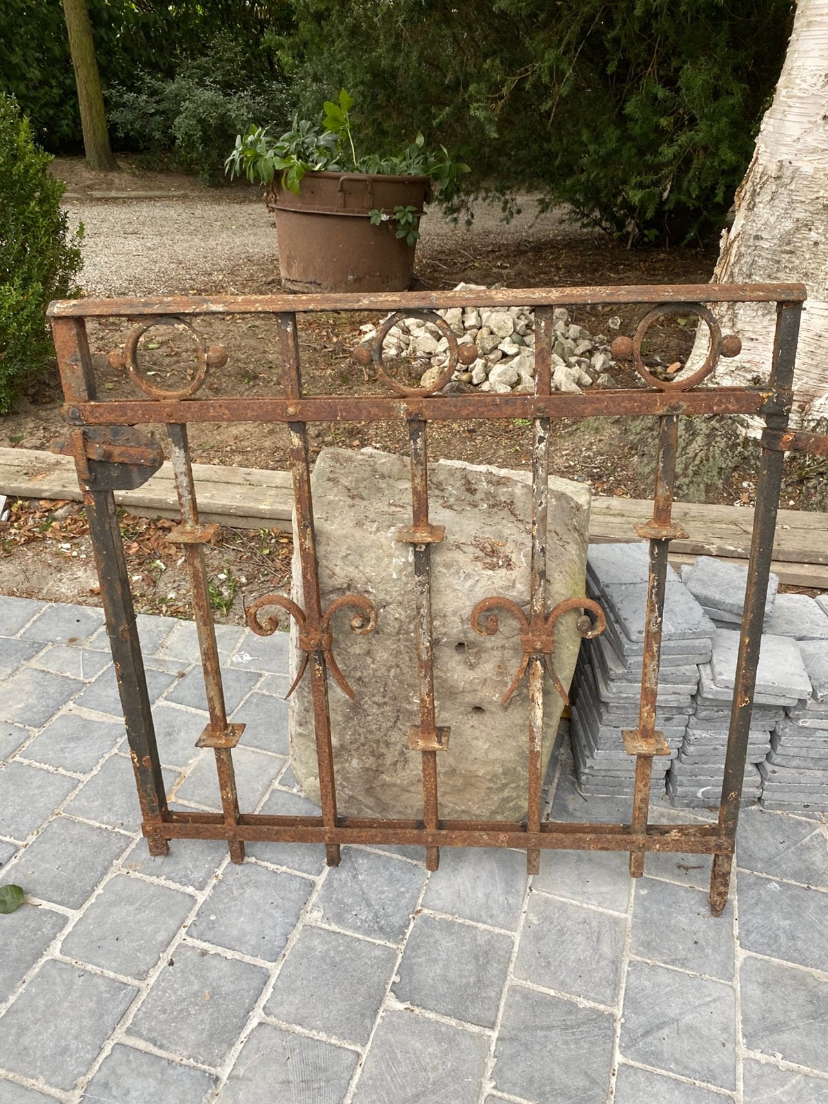 Portail en fer forgé, Enlèvement, Utilisé, Porte du jardin