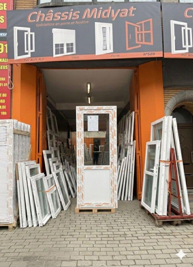 Porte Pvc en STOCK 250€, Neuf, Porte extérieure, Enlèvement, 80 à 100 cm
