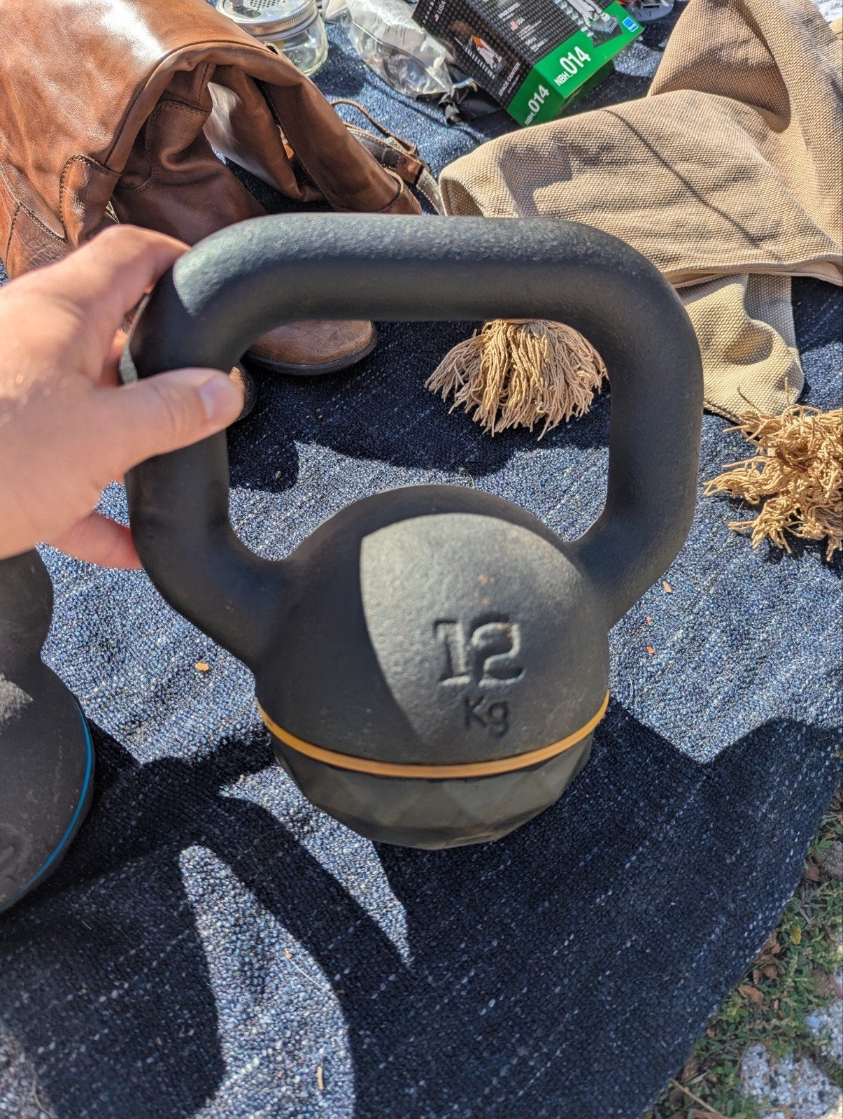 kettlebell 8 en 12 kg