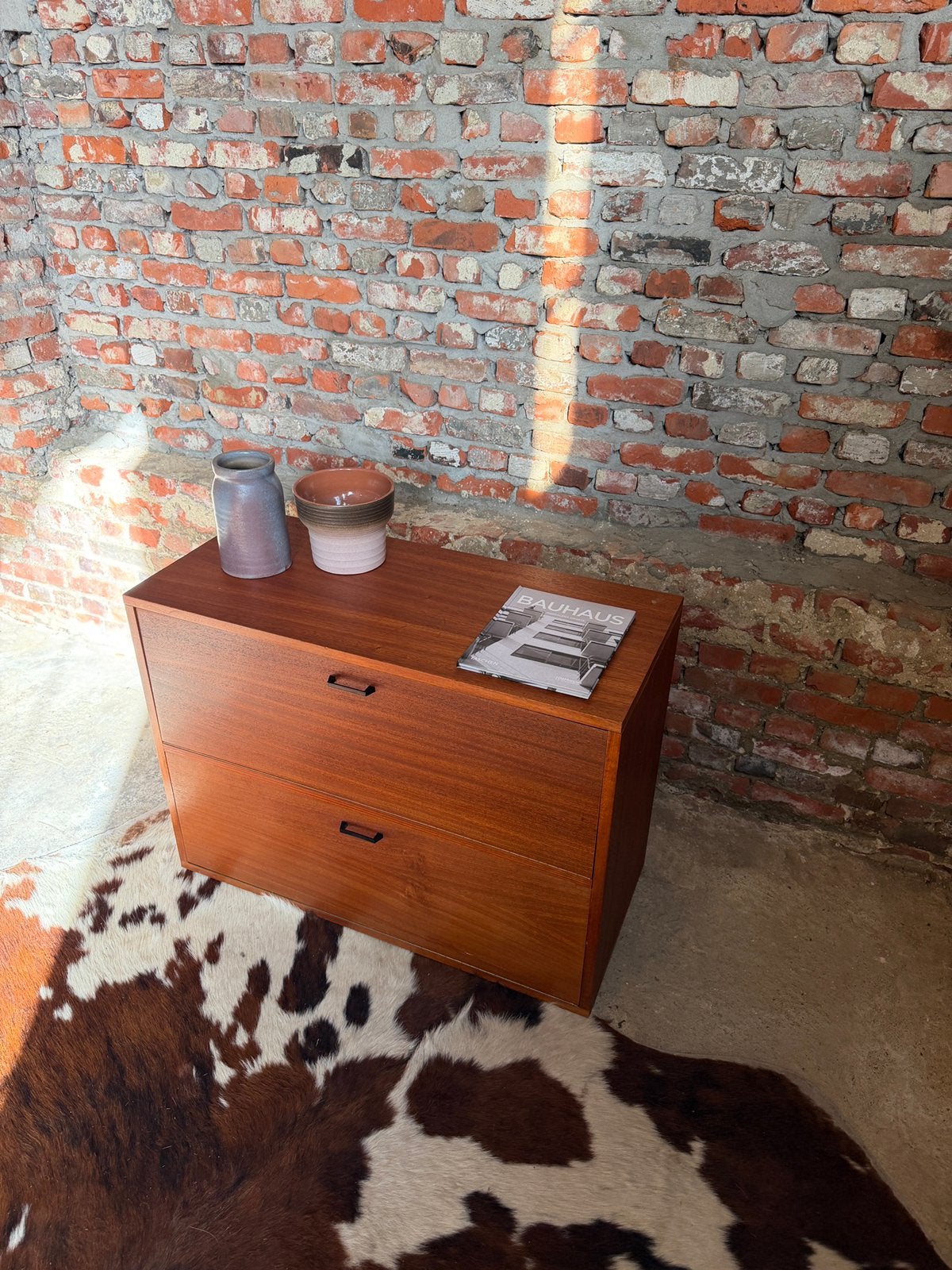 Vintage midcentury klepkast/ladekast, Ophalen, Gebruikt
