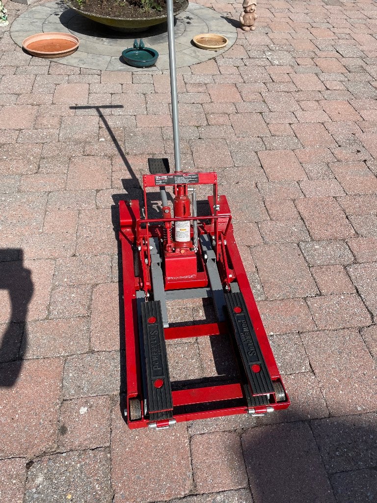 Powerplus Hydraulische Motor Lift-Paddockstand-Position Jack, Motoren, Ophalen, Gebruikt