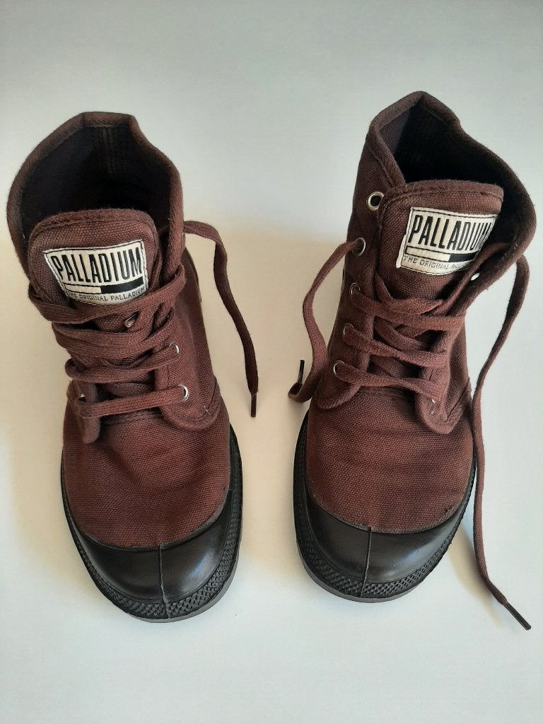 Chaussures Palladium chocolat, Chaussures de marche, Palladium, Comme neuf, Brun