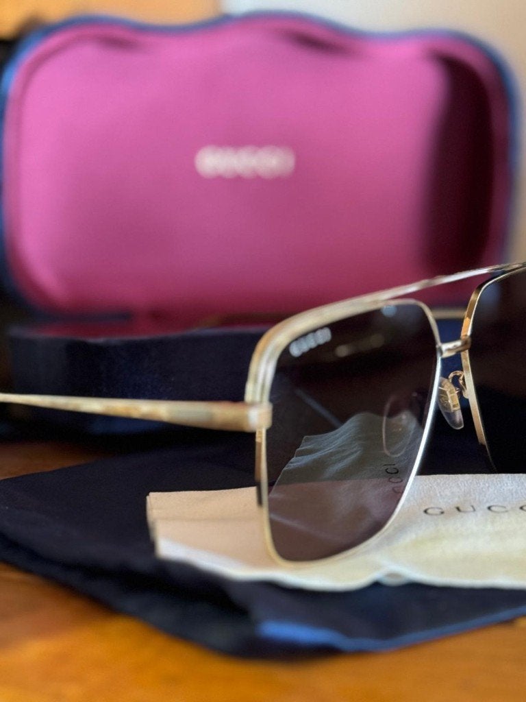 Lunettes Gucci authentiques, Neuf, Autres marques, Enlèvement ou Envoi, Autres couleurs