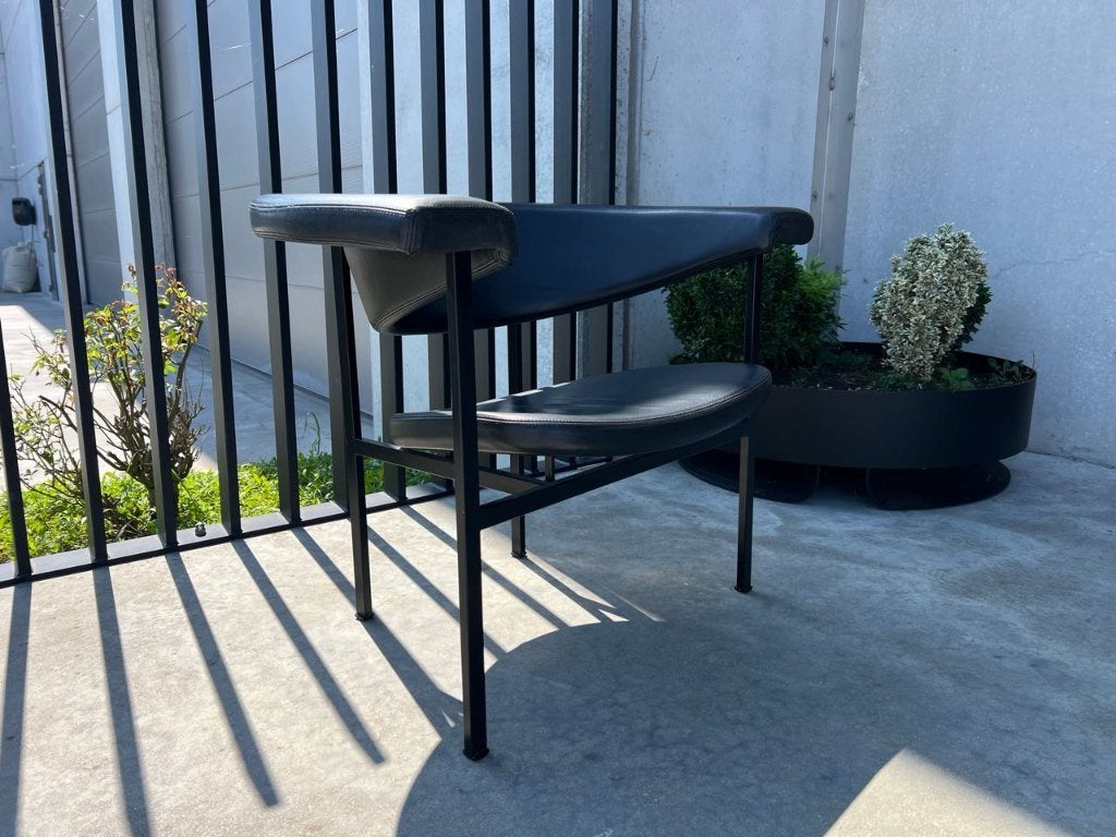 Dutch Originals, fauteuil Gamma, Rudolf Wolf, 8X, Enlèvement ou Envoi, Utilisé, Cuir, Design
